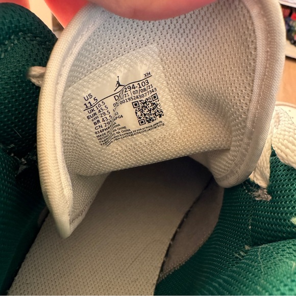 Nike Air Jordan 1 Mid SE Green Gray - Picture 11 of 14